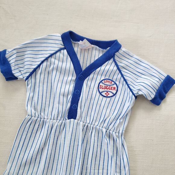 Vintage Little Slugger Pantsuit 6-12 months - Picture 2 of 6